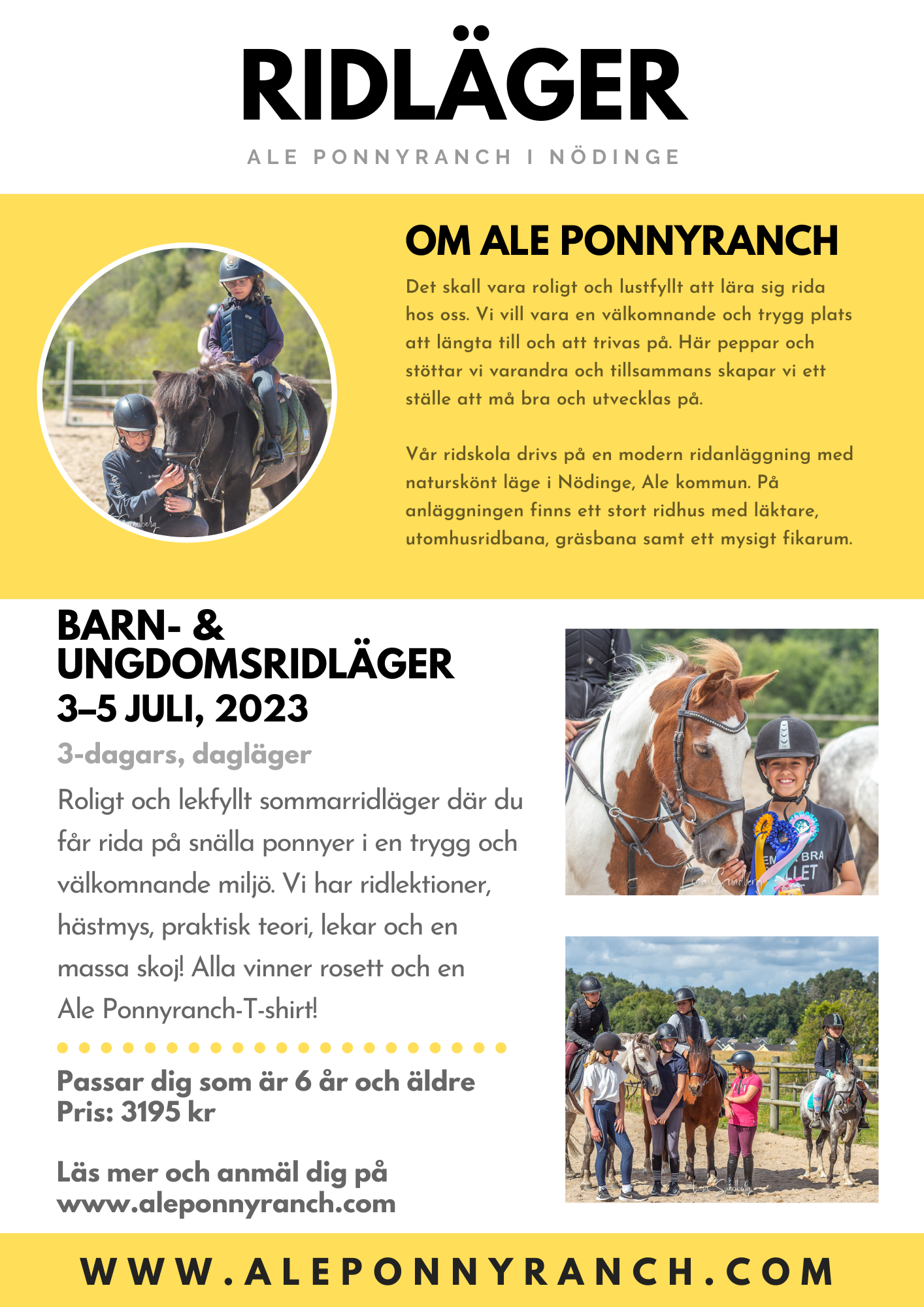3–5 juli, 2023. Dagläger (sommar)