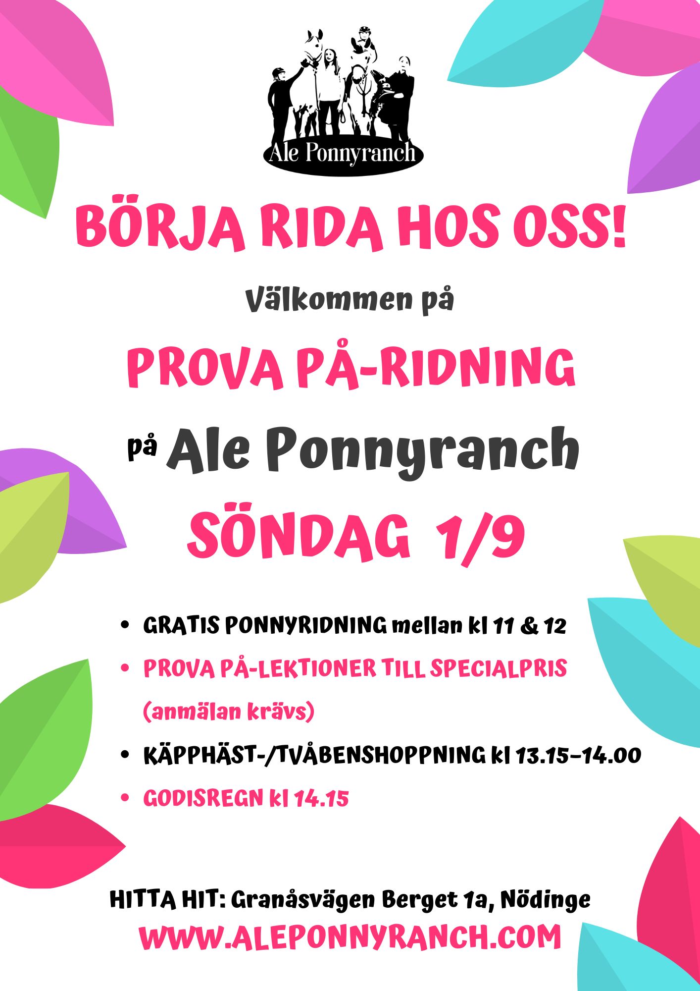 Prova på ridning