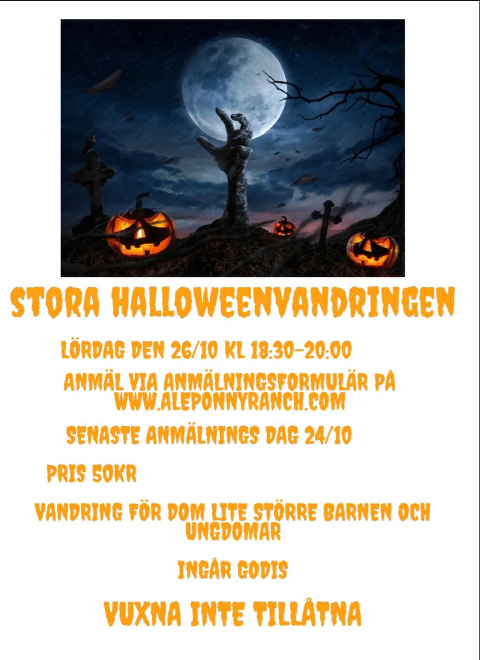 Stora halloweenvandringen