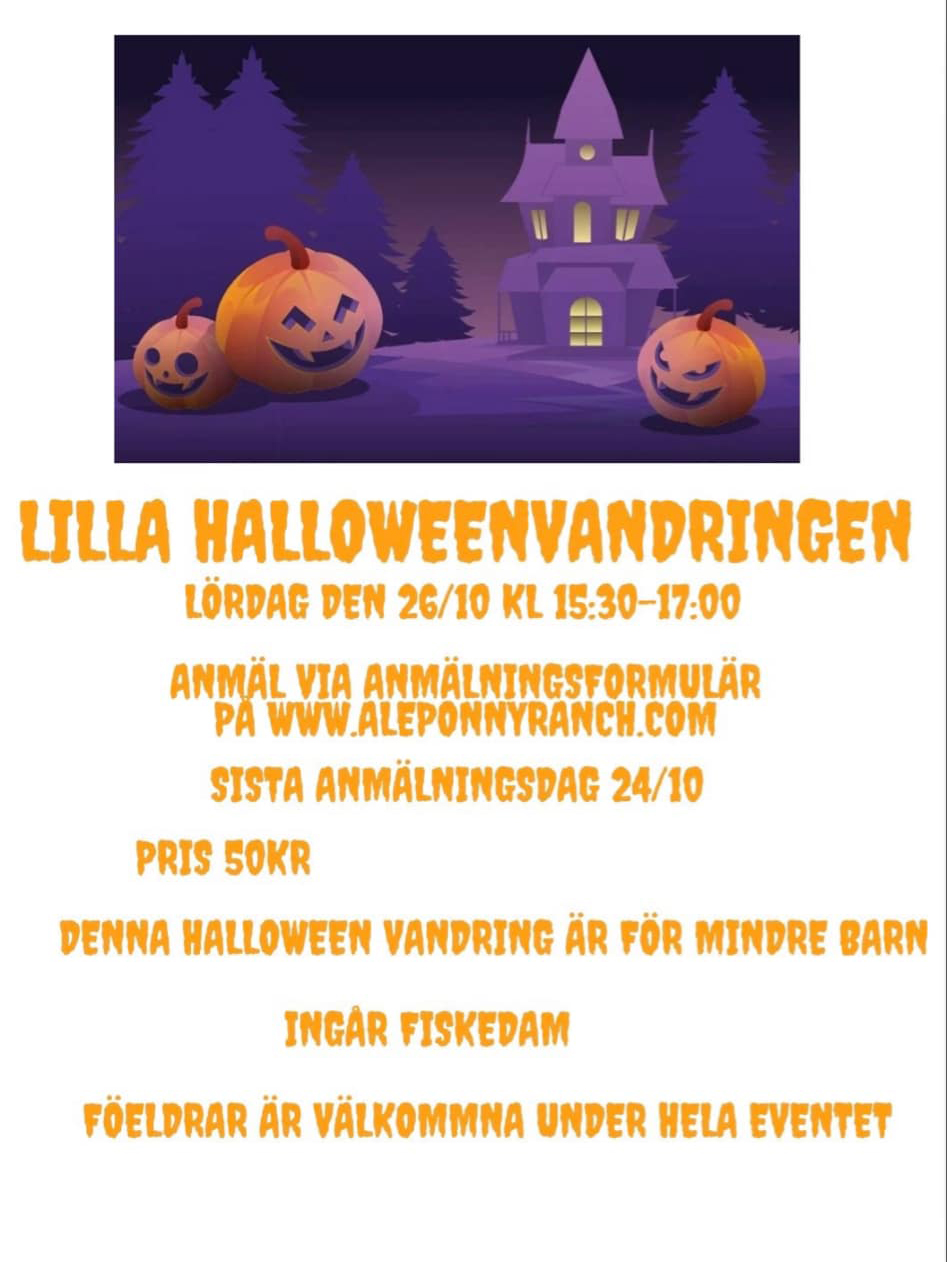 Lilla halloweenvandringen